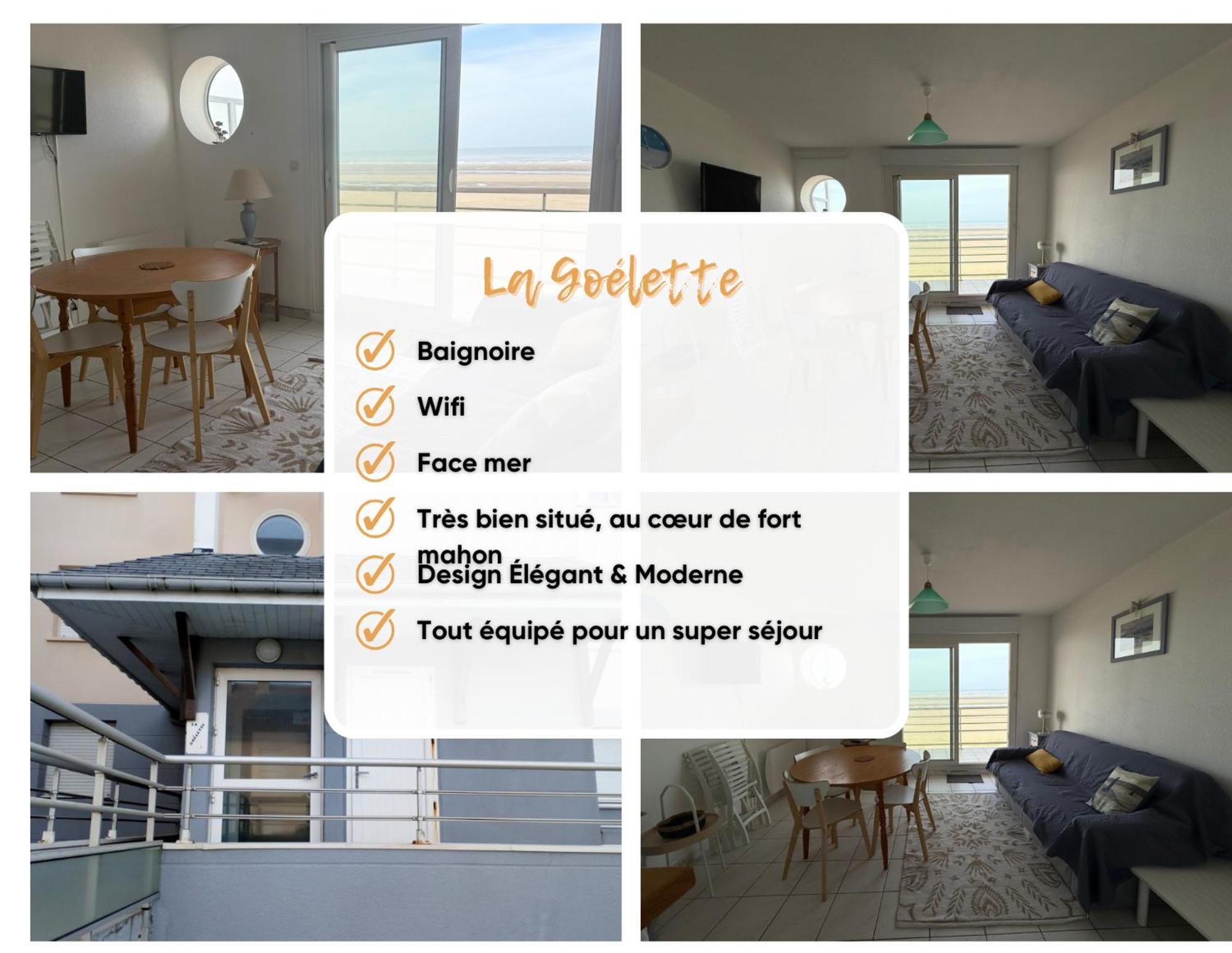 La Goelette Apartment Fort-Mahon-Plage Exterior foto